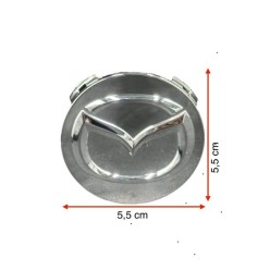 Mazda Jant Göbek Mazda 3 04-15/Mazda 6 04-15/Mazda 2 04-15 (Gri) (5,6 Cm) BS1A-37-19X/BBM2-37-190