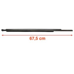 Toyota Çıta Cam Sıyırıcı Fitil Hılux Revo 15-21 Dış Arkasağ (Nikelaj) 68180-0K120