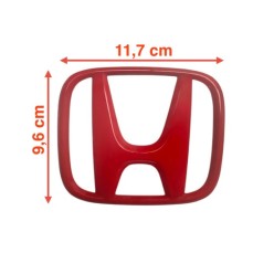 Honda Panjur Göbek Cıvıc 16-21 Ön (Kırmızı/Modifiyeli Tip)(Arma) 75700-TBA-A00-KIRMIZI
